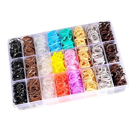 Bunte Kleine Haarkautschukbänder Mit Und Haarstyling Accessoires Elastische Haarbänder Für Mädchen Und Kinder von Hrtyvhin