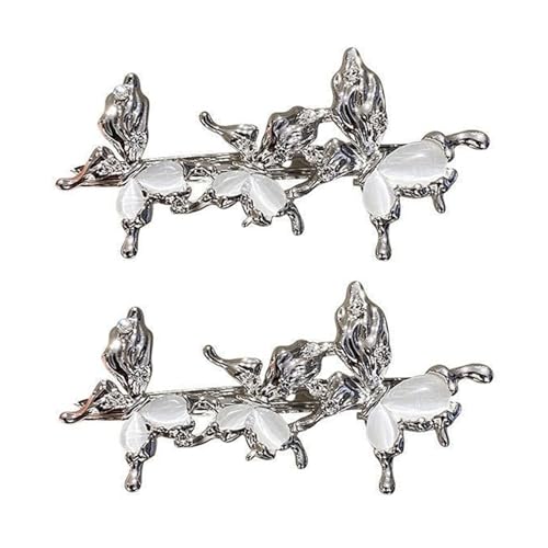 Elegante Katzen Augenstein Schmetterling Haare Clip Side Barriere Haare Barrette Haare Für Frauen Mädchen Jeden 1pair 1pair von Hrtyvhin
