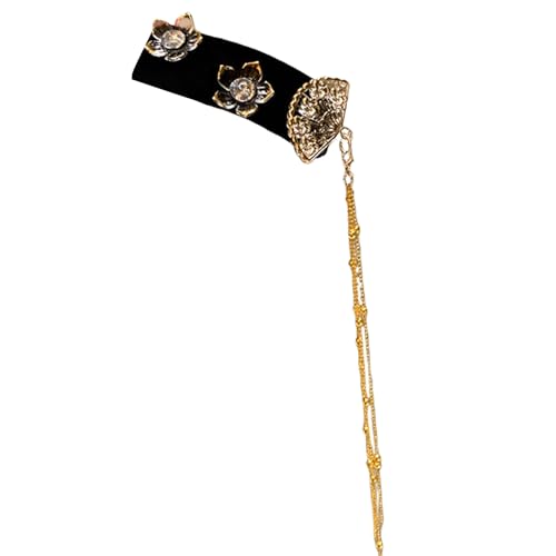 Elegante Quasten Haarclipseite Haarnadel Gold Schmetterling Barrettes Haarstylingzubehör Für Chinesisches Ethnisches Kostüm von Hrtyvhin