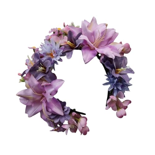 Elegante Seidenblumenhaarband Für Trendige Frauen Damen Chinese Styles Blumenband Für Hochzeiten Und Festivals von Hrtyvhin