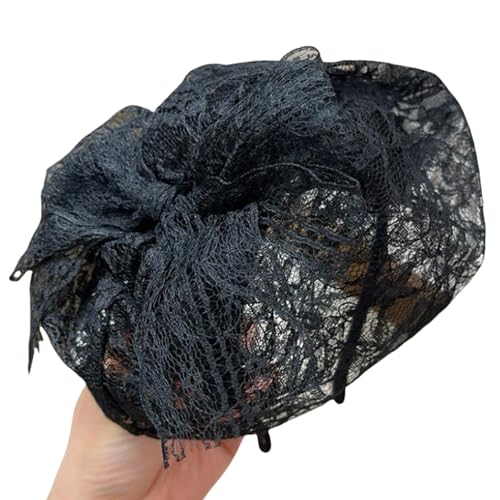 Elegante Spitzenbögen Mit Haarband Für Frauen Vintage Styles Kopfbedeckung Kopfband Stirnband Für Partys Und Hochzeiten von Hrtyvhin