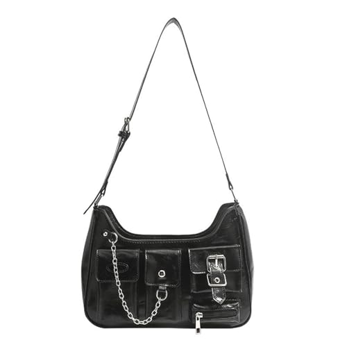 Frauen Tasche Kleine Achselhöhlenbeutel Mit Verstellbarer Riemen Trendy Geldbörse Handtasche Unterarm Tasche Stylische Umhängetasche von Hrtyvhin