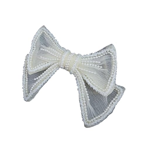 Girls Bowknot Haarnadel Für Mädchen Large Bogen Blingbling Perlen Detail Für Abendessen Mit Abendessen Kleid Stilvolle Outfits von Hrtyvhin