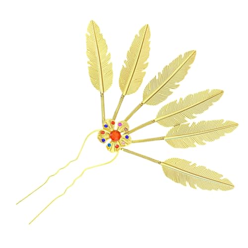 Goldenes Haarstock Chinesische Alte Legierungshaarspannstäbchen Traditioneller Haarnadel Traditioneller Luxuriöser Schmuck von Hrtyvhin