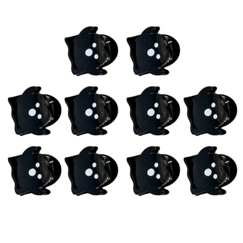 Halloween Themen Haarklauen Clip Miniatur Teufel Haar Barrettes Geflecht Haar Mädchen Frauen Haarstyling Orament 10pcs von Hrtyvhin