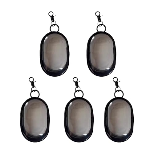 Hrtyvhin 5 PCs Clear Storage Box Mit Schlüsselanhänger Kopfhörer Speicher Tasche Kinderwagenbeutel Ändern Geldbeutel Make Up Tasche Für Frau von Hrtyvhin