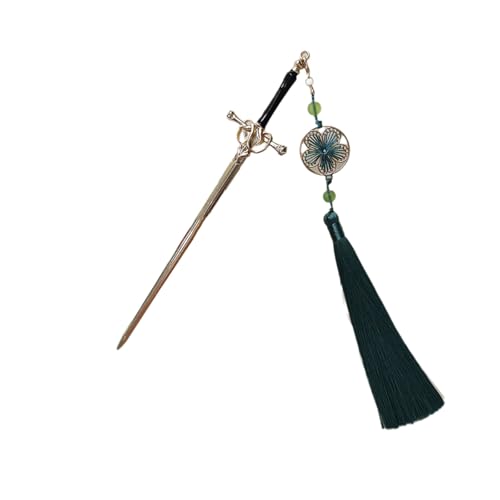 Legierung Schwerter Haarzubehör Multifirtional Quasten Haarschmuck Einzigartige Schwerter Haarnadellegierungstextur Für Jeden Look Geeignet von Hrtyvhin