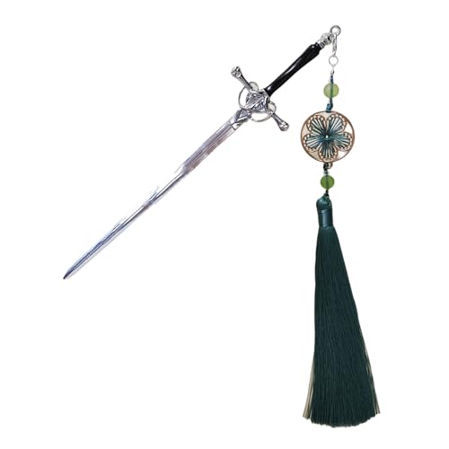 Legierung Schwerter Haarzubehör Multifirtional Quasten Haarschmuck Einzigartige Schwerter Haarnadellegierungstextur Für Jeden Look Geeignet von Hrtyvhin