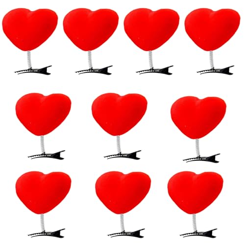 Love Heart Hair Clip Für Frauen Girl Festival Requisiten Haarnadel Hochzeitsfeiern Seitenclip Frühling Barrettes Für Valentinstag von Hrtyvhin