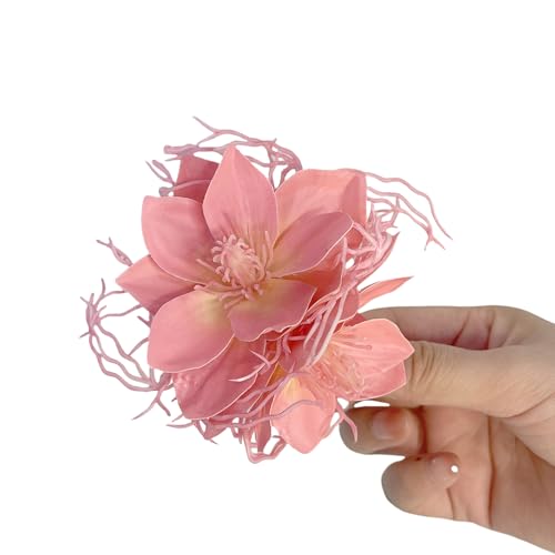 Mädchen Haarclip Camellias Women Kid Hair Grips Künstlicher Kopfschmuck Barrettes Form Süße 2000er Mädchen Haarnadeln von Hrtyvhin