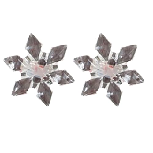 Pelzige Schneeflocke Haare Barrettes Haarclip Süßer Haarnadel Weihnachten Klare Haare Weihnachten Für Frauen von Hrtyvhin