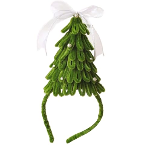 Pine Tree Hairhoop Weihnachtsfeier Accessoires Saisonaler Urlaub Requisiten Haarband Family Geting Dressing Accessoire von Hrtyvhin