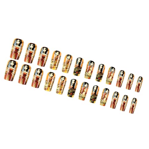 Raffinierte Presse Auf Nägeln Nägel Kunstnägel Kleben Auf Nägel Vollnägel Mit Schönheitsdesigns Für Frauen von Hrtyvhin