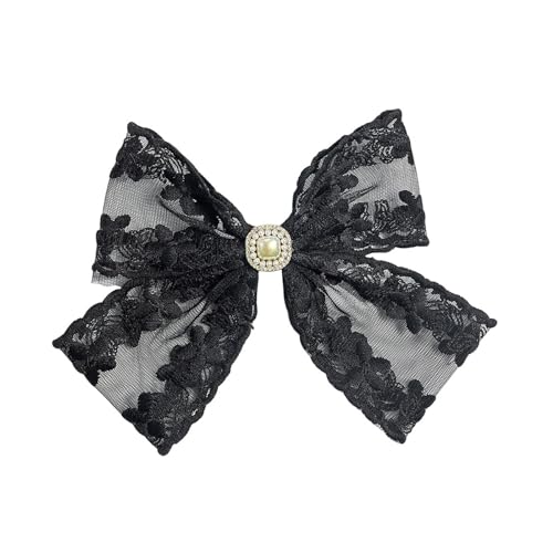 Spitzen Bowknot Haarclip Süßes Ballett Elegantes Frühlingsclip Frauen Friseurwerkzeug Für Dünne Haare Französisch Barrettes von Hrtyvhin