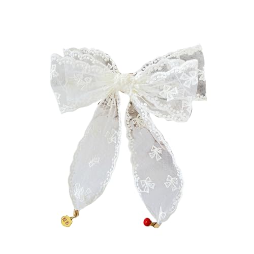 Spitzenbögen Ribbon Kopfbedeckung Verstellbare Länge Kopfbedeckung Süße Stile Vielseitiges Haarband Für Verschiedene Frisuren von Hrtyvhin