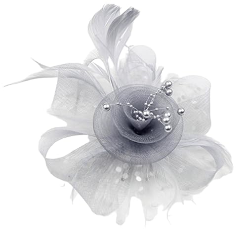 Stilvolles Gefiedertes Stirnband Mit Mesh Für Elegante Und Vintage Looks Evening Party Kopfbedeckung Kopfbedeckung von Hrtyvhin