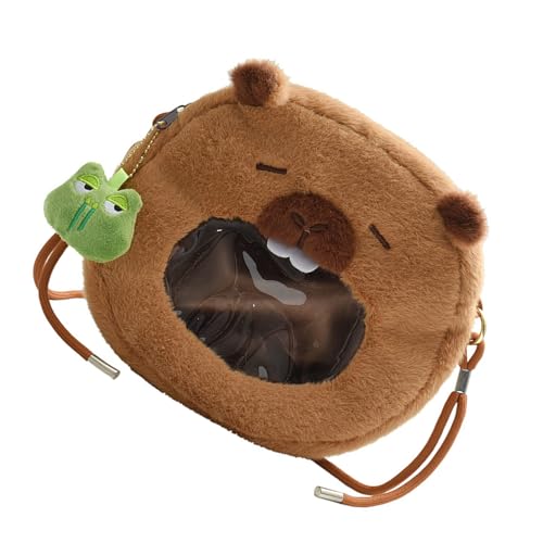 Tierische Charakter Umhängetasche Weiche Plüsch Kinder Crossbody Taschen Reisezahntasche Für Den Täglichen Gebrauch von Hrtyvhin