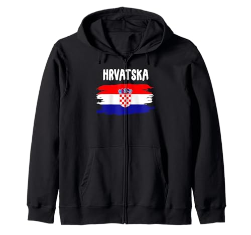 Hrvatska Coatia Hertiage Idee für Frauen & Kroatische Flagge Kapuzenjacke Hrvatska Coatia Hertiage Idee für Frauen & Kroatische Flagge Kapuzenjacke von Hrvatska Flag Accessories Outfit Idea For Kids