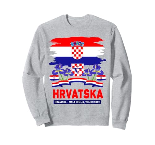 Hrvatska Kroatische Flagge Outfit Idee für Frauen & Kroatien Flagge Sweatshirt Hrvatska Kroatische Flagge Outfit Idee für Frauen & Kroatien Flagge Sweatshirt von Hrvatska Flag Accessories Outfit Ideas For Kids