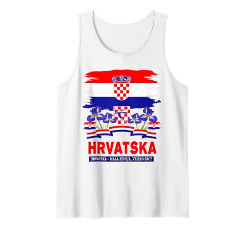 Hrvatska Kroatische Flagge Outfit Idee für Frauen & Kroatien Flagge Tank Top Hrvatska Kroatische Flagge Outfit Idee für Frauen & Kroatien Flagge Tank Top von Hrvatska Flag Accessories Outfit Ideas For Kids