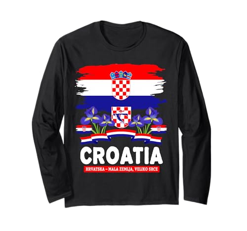 Kroatien Flagge Outfit Idee für Frauen & Kroatische Hrvatska Flagge Langarmshirt Kroatien Flagge Outfit Idee für Frauen & Kroatische Hrvatska Flagge Langarmshirt von Hrvatska Flag Accessories Outfit Ideas For Kids