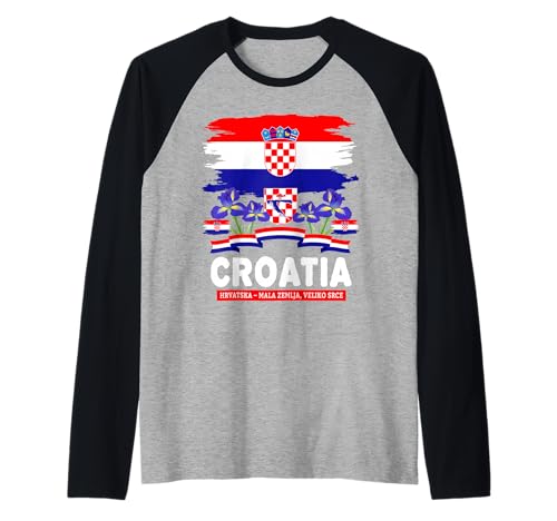 Kroatien Flagge Outfit Idee für Frauen & Kroatische Hrvatska Flagge Raglan Kroatien Flagge Outfit Idee für Frauen & Kroatische Hrvatska Flagge Raglan von Hrvatska Flag Accessories Outfit Ideas For Kids