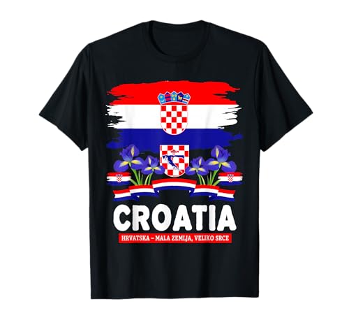 Kroatien Flagge Outfit Idee für Frauen & Kroatische Hrvatska Flagge T-Shirt von Hrvatska Flag Accessories Outfit Ideas For Kids