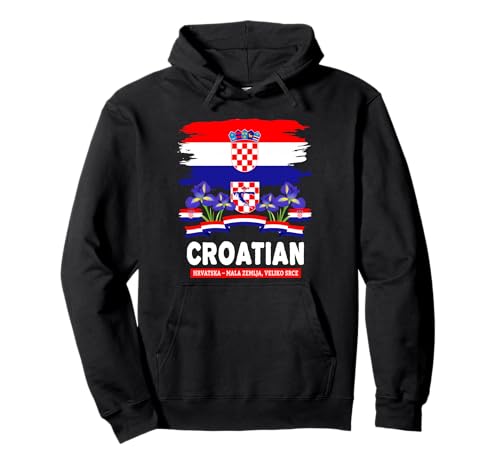 Kroatische Flagge Outfit Idee für Kinder & Kroatien Hrvatska Flagge Pullover Hoodie Kroatische Flagge Outfit Idee für Kinder & Kroatien Hrvatska Flagge Pullover Hoodie von Hrvatska Flag Accessories Outfit Ideas For Women