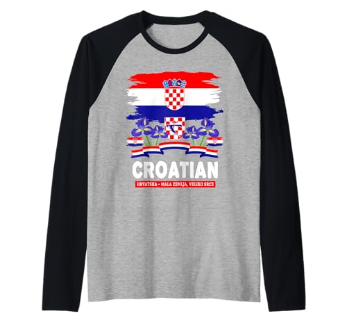 Kroatische Flagge Outfit Idee für Kinder & Kroatien Hrvatska Flagge Raglan Kroatische Flagge Outfit Idee für Kinder & Kroatien Hrvatska Flagge Raglan von Hrvatska Flag Accessories Outfit Ideas For Women