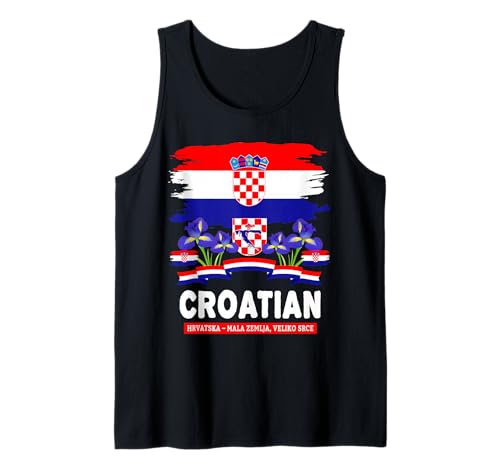 Kroatische Flagge Outfit Idee für Kinder & Kroatien Hrvatska Flagge Tank Top von Hrvatska Flag Accessories Outfit Ideas For Women