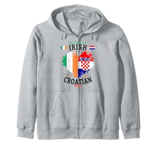 Irische kroatische Flagge Idee für Frauen & Kroatien Irland Wurzeln Kapuzenjacke Irische kroatische Flagge Idee für Frauen & Kroatien Irland Wurzeln Kapuzenjacke von Hrvatska Irish Costume Ideas For Kids & Toddlers