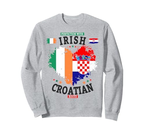 Irische kroatische Flagge Idee für Frauen & Kroatien Irland Wurzeln Sweatshirt Irische kroatische Flagge Idee für Frauen & Kroatien Irland Wurzeln Sweatshirt von Hrvatska Irish Costume Ideas For Kids & Toddlers