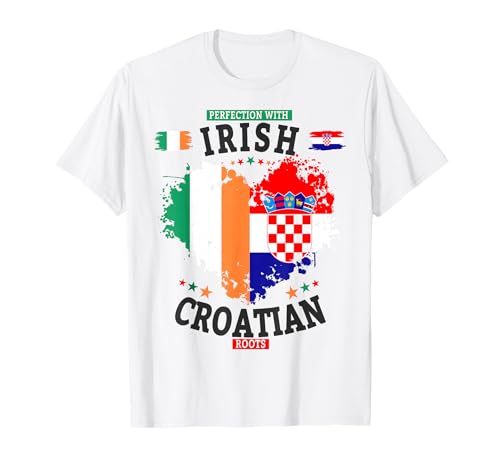 Irische kroatische Flagge Idee für Frauen & Kroatien Irland Wurzeln T-Shirt Irische kroatische Flagge Idee für Frauen & Kroatien Irland Wurzeln T-Shirt von Hrvatska Irish Costume Ideas For Kids & Toddlers