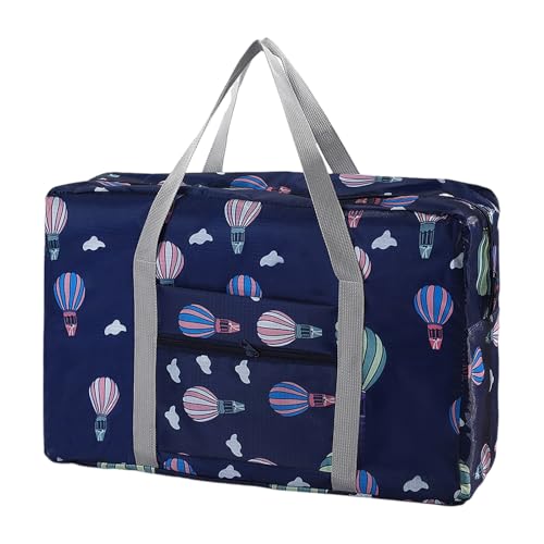 Kabinentaschen, Handgepäcktasche, faltbar, wasserdicht, Übernachtung, Krankenhaus, Wochenendtasche, faltbare Reisetasche, Reisetasche für Damen und Herren, Ballonblau Kabinentaschen, Handgepäcktasche, faltbar, wasserdicht, Übernachtung, Krankenhaus, Wochenendtasche, faltbare Reisetasche, Reisetasche für Damen und Herren, Ballonblau von HshDUti