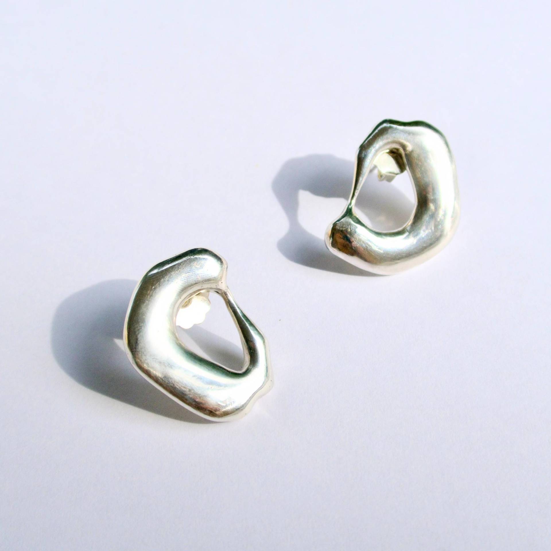 Ohrringe " Celine Silber, Handwerker Schmuck, Geburtstag Geschenk Für Sie von HsinHsinJewels