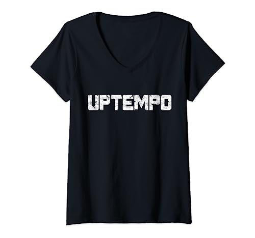 Damen Uptempo Speedcore Gabber Festival T-Shirt mit V-Ausschnitt Damen Uptempo Speedcore Gabber Festival T-Shirt mit V-Ausschnitt von Hst Uptempo Speedcore Gabber