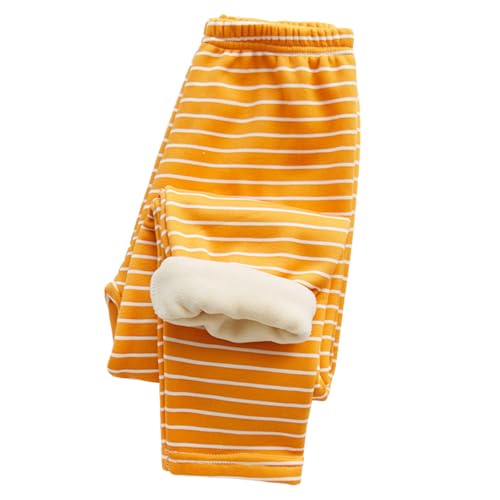 2024 Kinder Thermohose Gefütterte Winterhose Jogginghose thermoleggings Elastische Taille Thermo Hose Leggings Sporthose Kuschel Warme Winter Bequem Softshell Hosen für Jungen und Mädchen 1-9 Jahre von Hsternexy