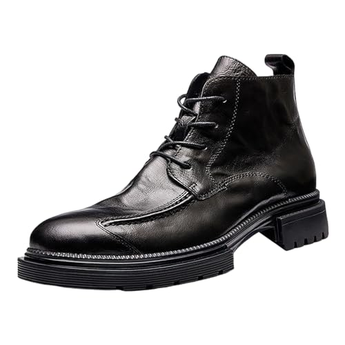 Hsternexy Bequeme Schuhe Herren, Lederschuhe Herren Klassischer Oxford Schuhe Elegant Business Lackschuhe Leichte Anzugschuhe Trachtenschuhe Leder Hochzeitsschuhe Weit Sneaker Schnürschuhe von Hsternexy