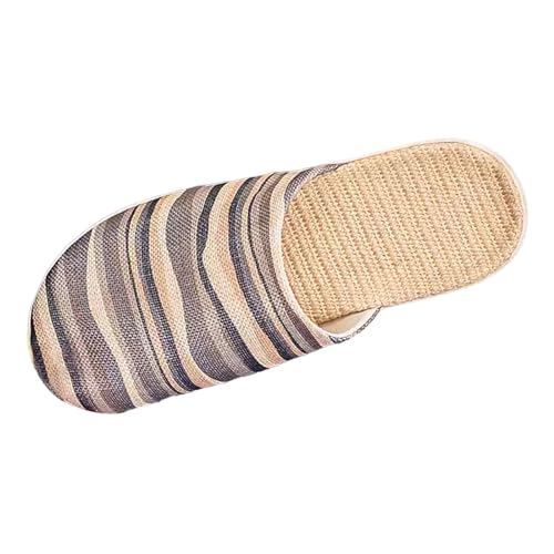 Hsternexy Leinen Pantoffeln Damen Sommer Slipper Strand Flach Hausschuhe Gästehausschuhe Waschbar Anti-Rutsch Hausschlappen Schlappen Offene Bequeme Innen- Und Außenbereich Badeschuhe Hsternexy Leinen Pantoffeln Damen Sommer Slipper Strand Flach Hausschuhe Gästehausschuhe Waschbar Anti-Rutsch Hausschlappen Schlappen Offene Bequeme Innen- Und Außenbereich Badeschuhe von Hsternexy