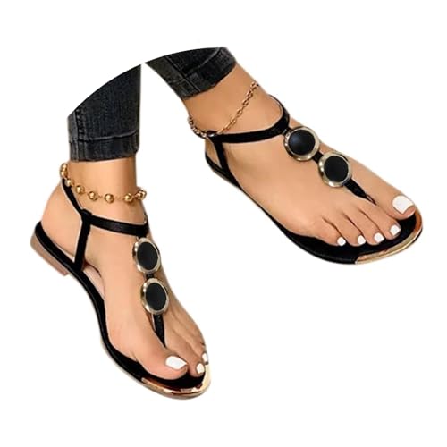 Hsternexy Sandalen Damen Sommer Flach Bequem Römer Zehentrenner Weite Sandaletten Elegant Boho Strand Riemchensandalen Flip Flops Breite Füße Leder Orthopädische Slipper mit Blumen Pantoletten Hsternexy Sandalen Damen Sommer Flach Bequem Römer Zehentrenner Weite Sandaletten Elegant Boho Strand Riemchensandalen Flip Flops Breite Füße Leder Orthopädische Slipper mit Blumen Pantoletten von Hsternexy