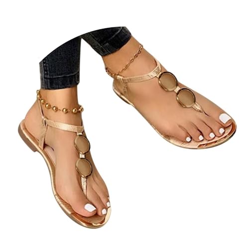 Hsternexy Sandalen Damen Sommer Flach Bequem Römer Zehentrenner Weite Sandaletten Elegant Boho Strand Riemchensandalen Flip Flops Breite Füße Leder Orthopädische Slipper mit Blumen Pantoletten Hsternexy Sandalen Damen Sommer Flach Bequem Römer Zehentrenner Weite Sandaletten Elegant Boho Strand Riemchensandalen Flip Flops Breite Füße Leder Orthopädische Slipper mit Blumen Pantoletten von Hsternexy