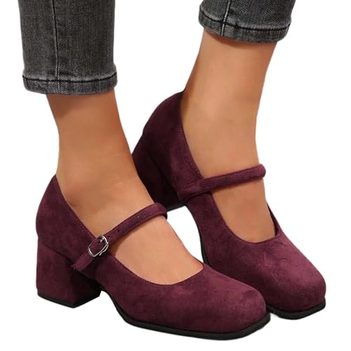 Hsternexy Sandalen Mit Absatz, Dirndl Schuhe Damen Trachten Pumps - Trachtenschuhe mit Absatz Chunky Tanzschuhe Brautschuhe Blockabsatz Ballerinas Elegant Schuhe Zum Dirndl Absatzschuhe Spangenpumps Hsternexy Sandalen Mit Absatz, Dirndl Schuhe Damen Trachten Pumps - Trachtenschuhe mit Absatz Chunky Tanzschuhe Brautschuhe Blockabsatz Ballerinas Elegant Schuhe Zum Dirndl Absatzschuhe Spangenpumps von Hsternexy