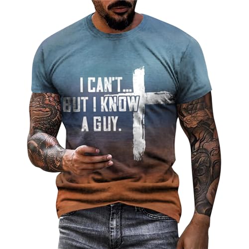 Hsternexy Tshirt Herren Gym Shirt Herren mit Motiv Palm Tree Los Angeles T Shirt Oversize Kurzarm Rundhals T-Shirts Trainingsshirt Lustig Sport Slim Fit Shirt Tshirt von Hsternexy