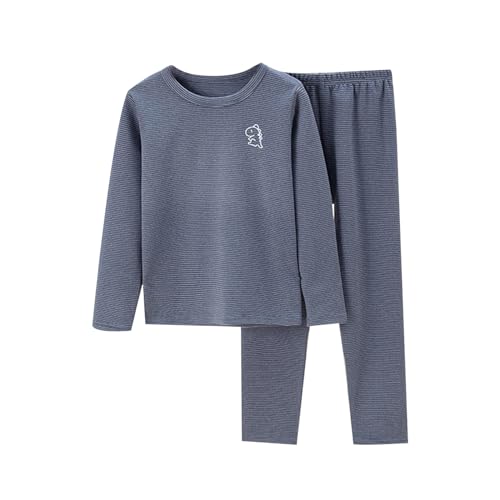 Schlafanzug-104-Jungen, Winter Schlafanzug Kinder Warm Flauschige Pyjama Hose Frottee Schlafanzug Kinder Fleece Schlafanzug Unisex Kinder Schlafanzüge Für Jungen Flanell Pyjama Kinder Mädchen von Hsternexy