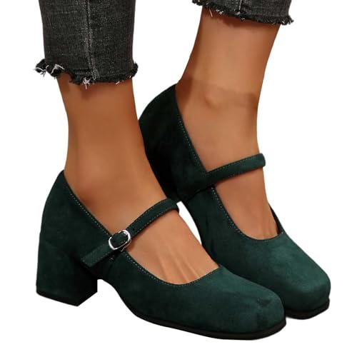 Slingback Pumps Damen, Dirndl Schuhe Damen Trachten Pumps - Trachtenschuhe mit Absatz Chunky Tanzschuhe Brautschuhe Blockabsatz Ballerinas Elegant Schuhe Zum Dirndl Absatzschuhe Spangenpumps Slingback Pumps Damen, Dirndl Schuhe Damen Trachten Pumps - Trachtenschuhe mit Absatz Chunky Tanzschuhe Brautschuhe Blockabsatz Ballerinas Elegant Schuhe Zum Dirndl Absatzschuhe Spangenpumps von Hsternexy