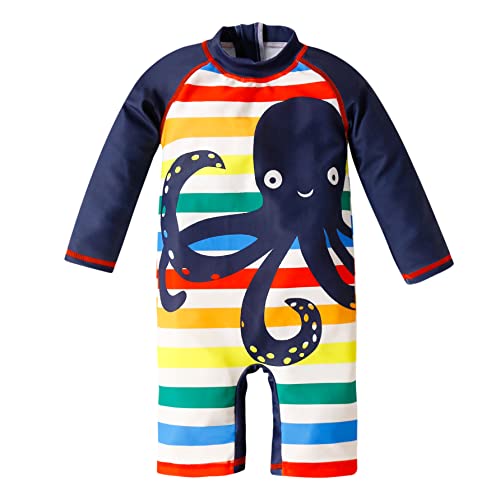 Hstyle Einteiliger Badeanzug mit Reißverschluss für Babys/Kleinkinder und Jungen Baby-Rashguard-Badeanzug UPF 50+ Sonnenschutz Surfanzüge von Hstyle