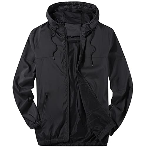 Jungen Regenjacken Leichte Windjacken mit Kapuze Mesh Liner Wasserdichter Mantel Casual für Frühling und Herbst von Hstyle