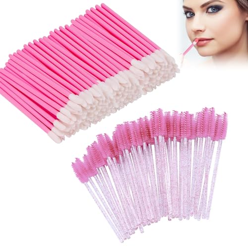 Hsyadazi Make Up Lippenstift Pinsel, Concealer Pinsel, 150 Einweg Lippenpinsel, 50 Einweg Mascara Zauberstäbe, Lippenstift Stab Applikator Schminkpinsel für Perfekt Lippen Makeup Hsyadazi Make Up Lippenstift Pinsel, Concealer Pinsel, 150 Einweg Lippenpinsel, 50 Einweg Mascara Zauberstäbe, Lippenstift Stab Applikator Schminkpinsel für Perfekt Lippen Makeup von Hsyadazi