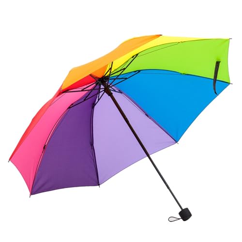 Hsyadazi Taschenschirm Rainbow, Tragbarer Taschenschirm, Sonnenschutzregenbogenschirm, Windsicherer Schirm, Regenbogenschirm Unisex für Damen und Herren Hsyadazi Taschenschirm Rainbow, Tragbarer Taschenschirm, Sonnenschutzregenbogenschirm, Windsicherer Schirm, Regenbogenschirm Unisex für Damen und Herren von Hsyadazi