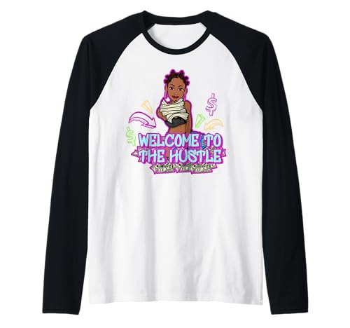 Willkommen bei Hustle Woman Black Queen Fun Melanin Sista Raglan Willkommen bei Hustle Woman Black Queen Fun Melanin Sista Raglan von Hu$tle $killz Shopp